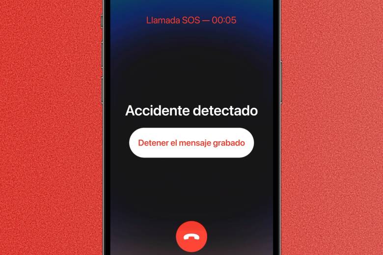 La detección de accidentes activa un sonido y hace una llamada automática
