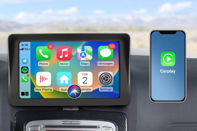 Pantalla para Apple CarPlay sin instalación