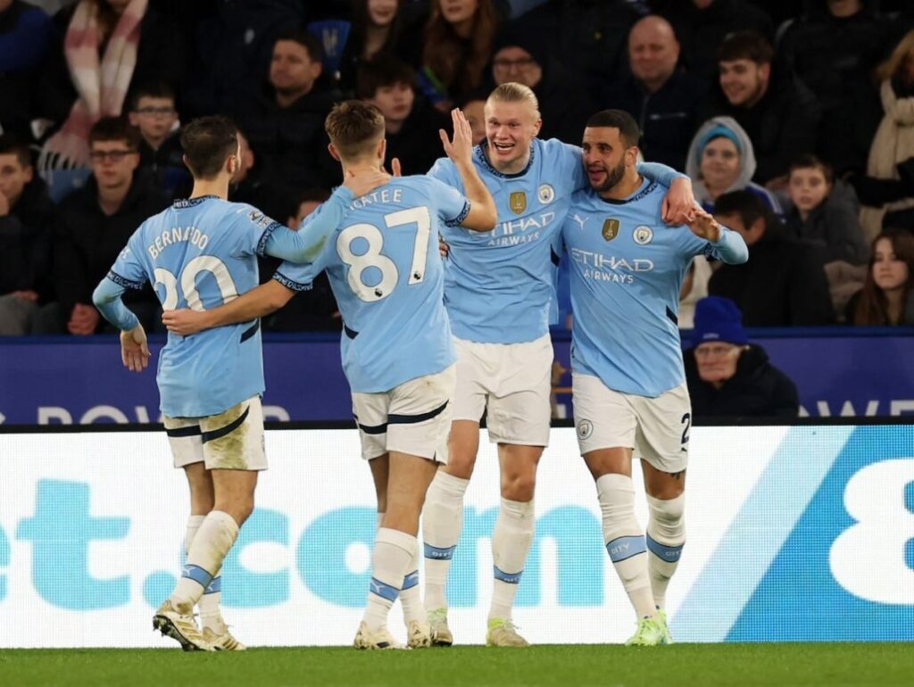 Manchester City pone fin a su crisis en el juego 500 de Pep Guardiola con triunfo sobre Leicester City