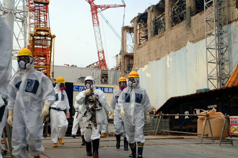 agua radiactiva, Aguas contaminadas en la centra de Fukushima