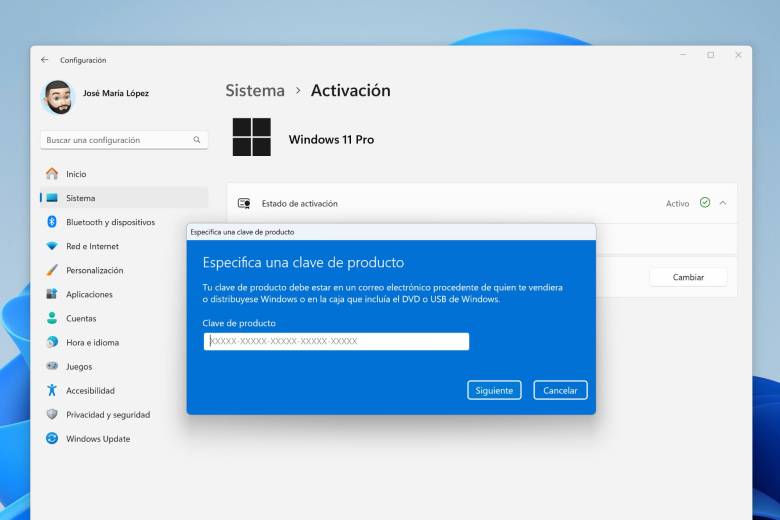 Activar Windows 11 con claves genéricas