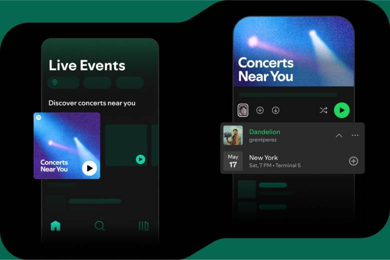 Cómo ver la nueva playlist Conciertos cerca de ti en Spotify