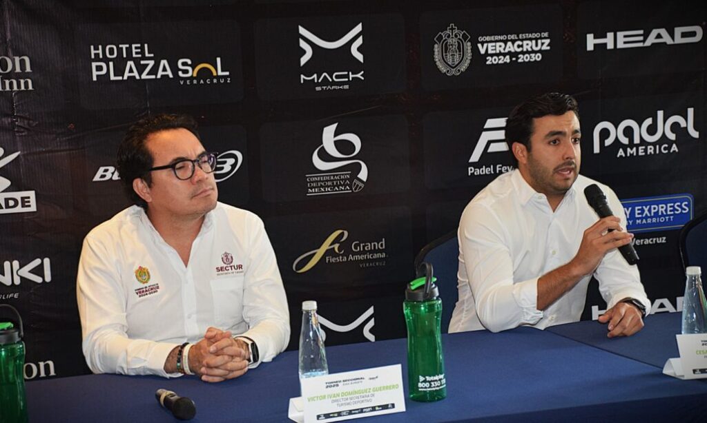 Presentan el Torneo Seccional del Sureste de Pádel 2025 en Veracruz