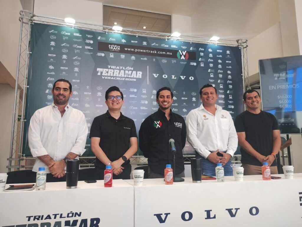 Presentan la primera edición del Triatlón TERRAMAR VOLVO Veracruz 2025