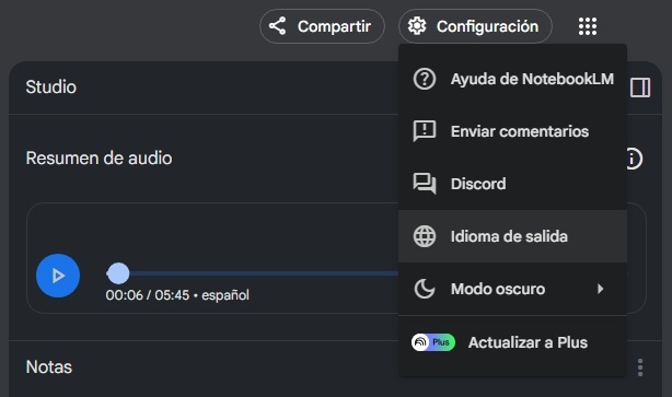 Cómo crear pódcast en español con NotebookLM