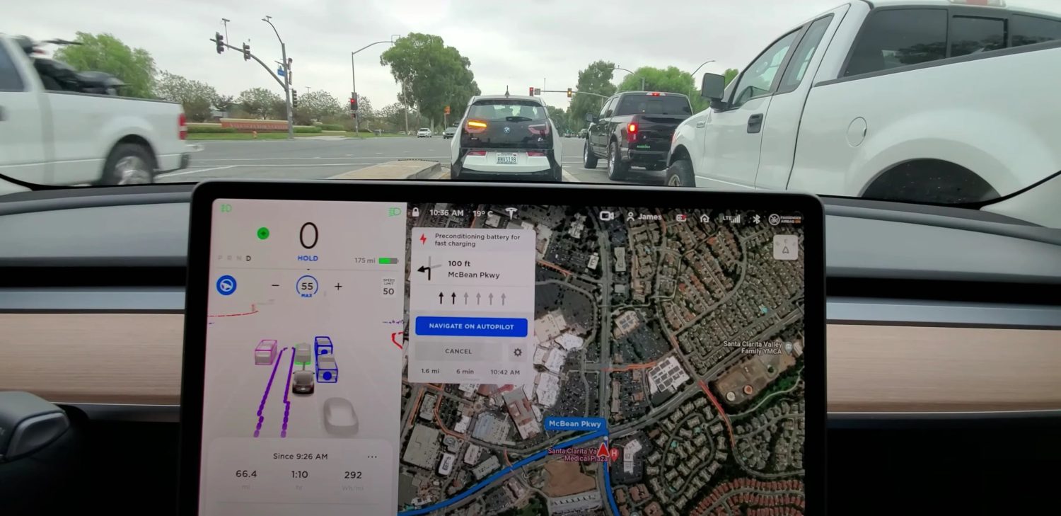 Conducción autónoma total de Tesla