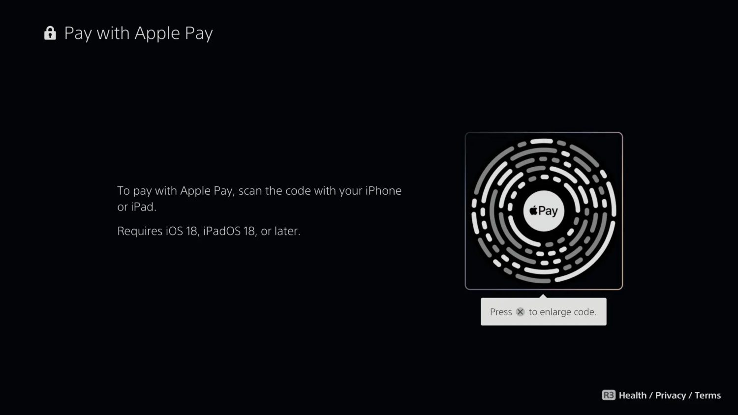 Apple Pay en la PS5