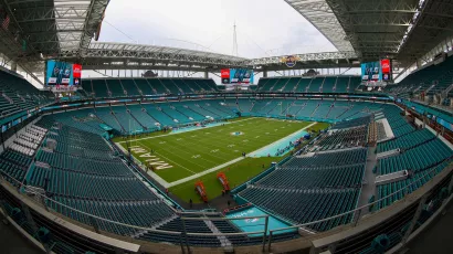 Hard Rock Stadium (Miami, Florida): 65 mil espectadores, casa de los Miami Dolphins, acogerá 8 partidos.