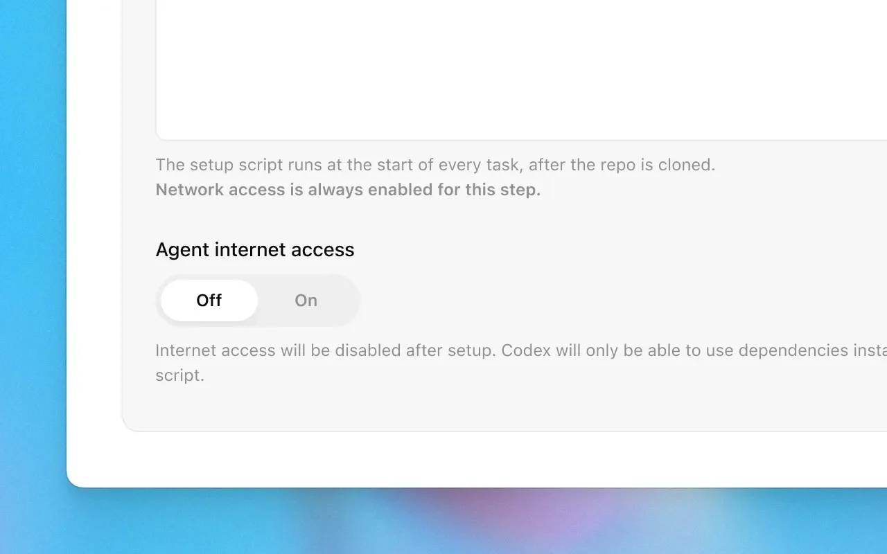 Codex, el agente de OpenAI para programar en ChatGPT ya tiene acceso a internet